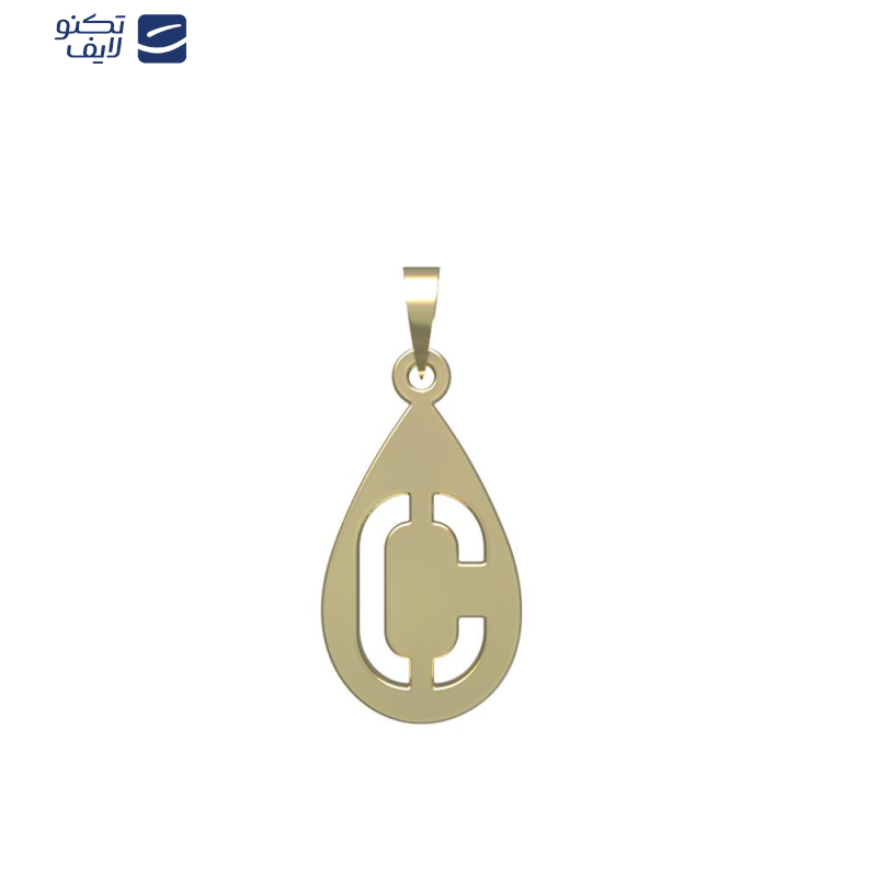 آویز گردنبند طلا 18 عیار زنانه مدوپد مدل حرف C کد PA1-12830 آویز گردنبند طلا 18 عیار زنانه مدوپد مدل حرف C کد PA1-12830