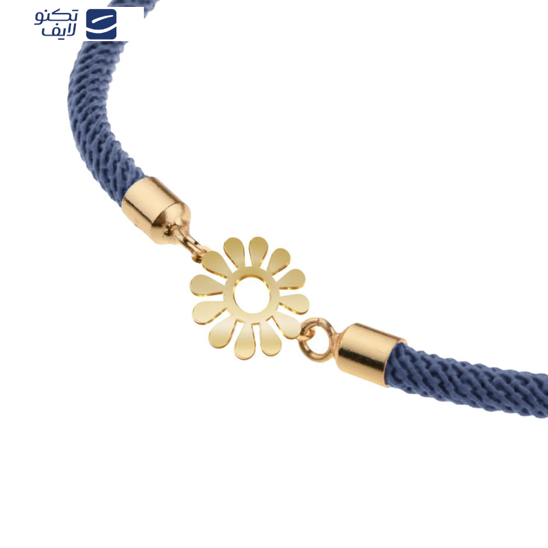 دستبند طلا 18 عیار زنانه مدوپد مدل گل کد D12-10251