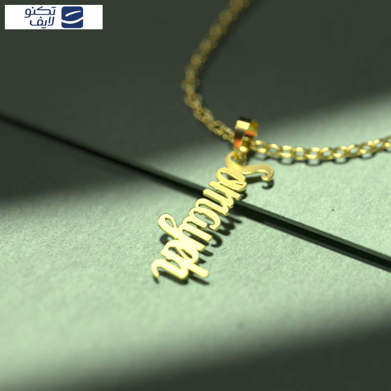گردنبند طلا 18 عیار زنانه مدوپد مدل somayeh