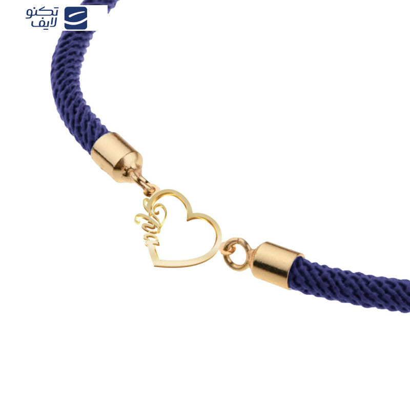 دستبند طلا 18 عیار زنانه مدوپد مدل اسم آوا ava کد DB15-10042