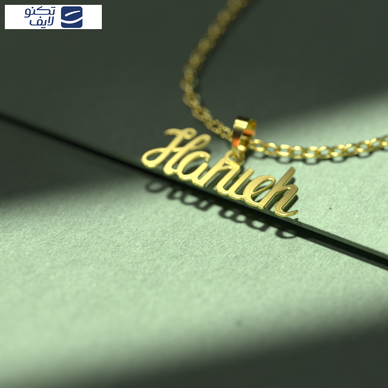 گردنبند طلا 18 عیار زنانه مدوپد مدل hanieh