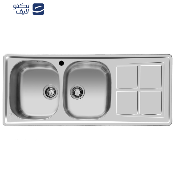 سینک ظرفشویی اخوان مدل 159N توکار سینک ظرفشویی اخوان مدل 159N توکار