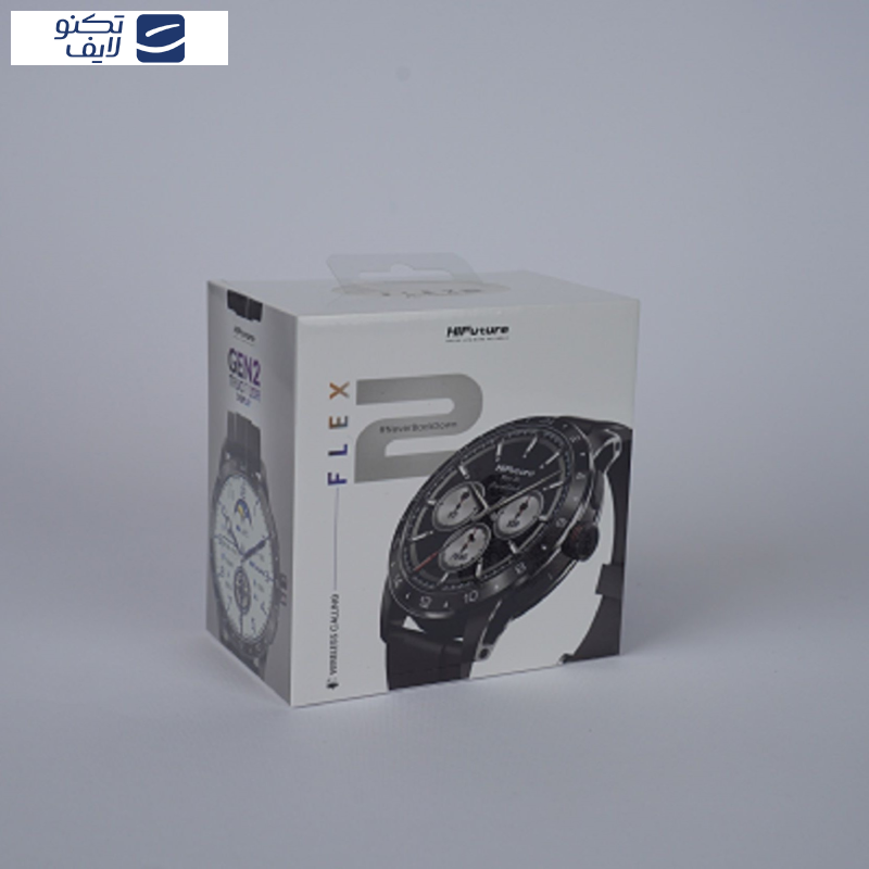 ساعت هوشمند 1.39اینچ هایفیوچر مدل flex2 با بند سیلیکون 