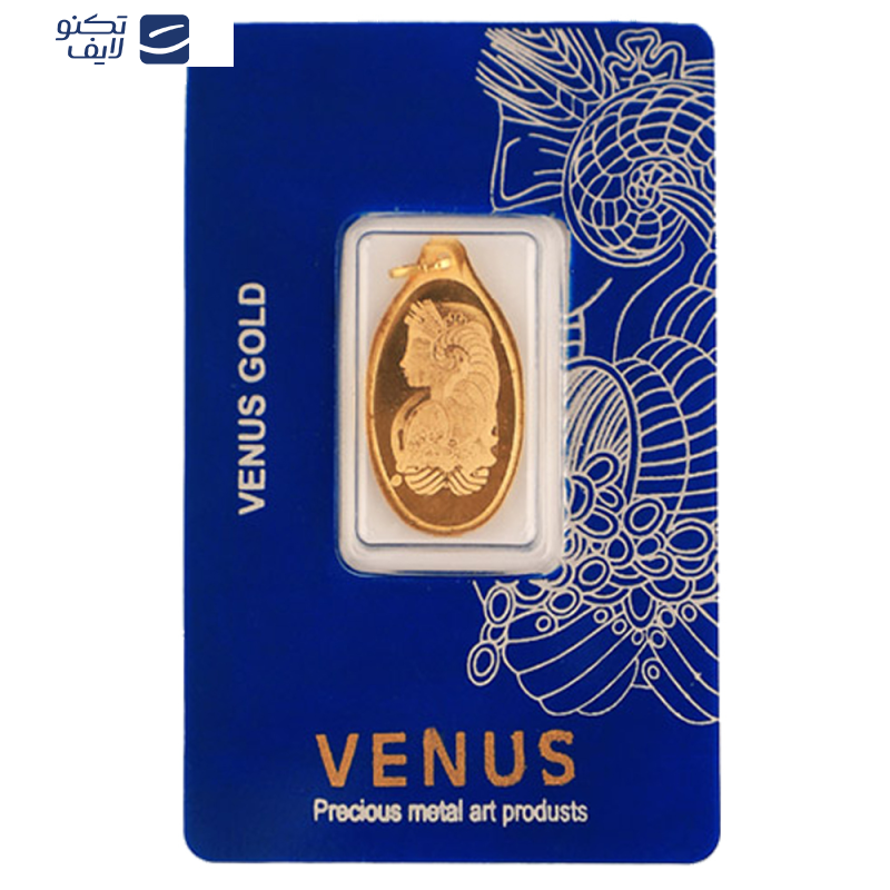 شمش طلا 18 عیار ونوس مدل 110