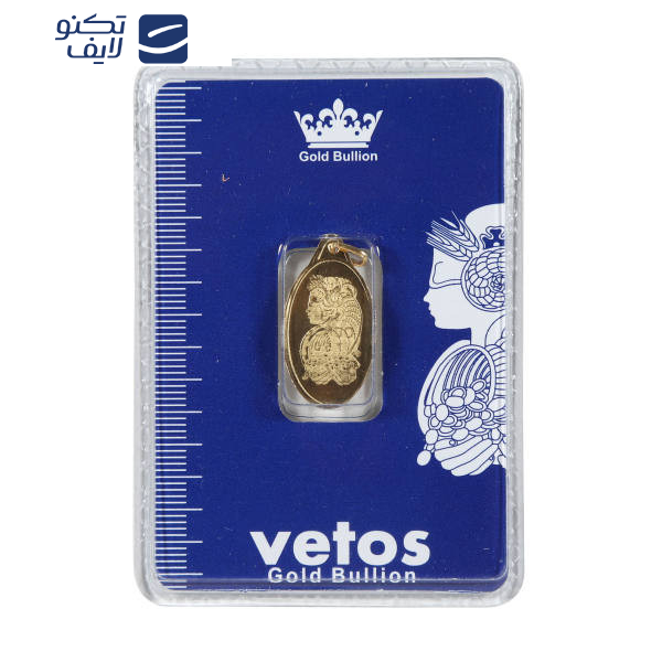 شمش طلا 18 عیار مدل ملکه Q-1403-10