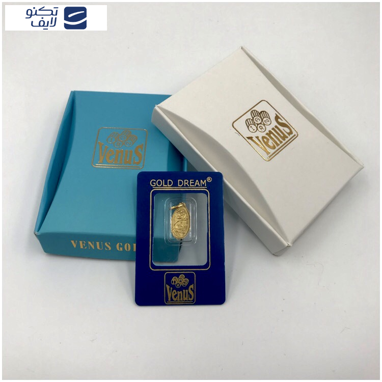 شمش طلا 18 عیار ونوس کد 2500
