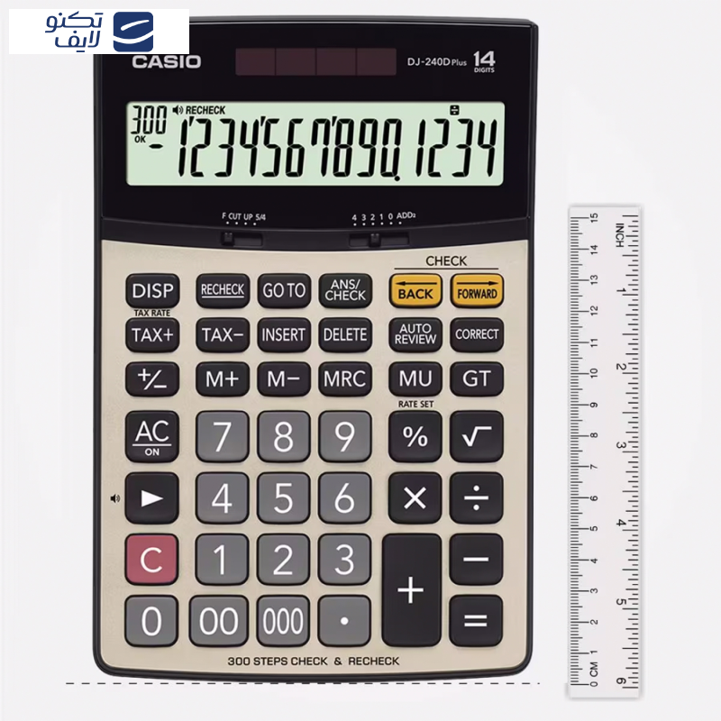 ماشین حساب کاسیو مدل DJ-240D Plus