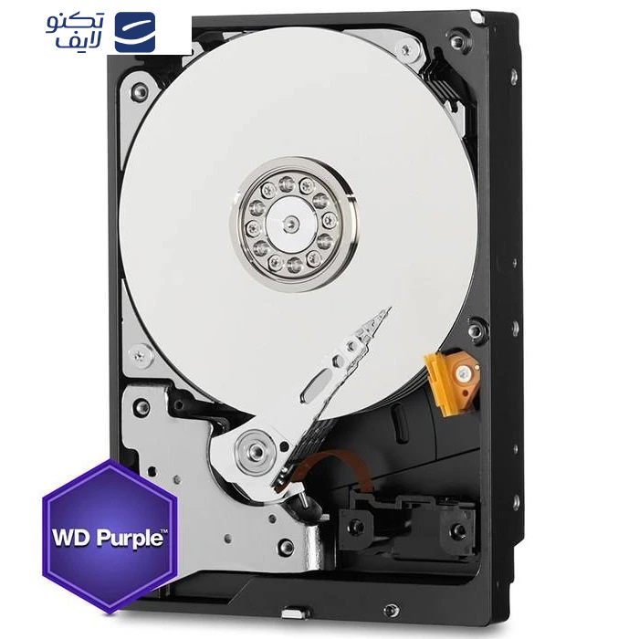 هارددیسک اینترنال وسترن دیجیتال نوع رابط 3.0 SATA مدلPURPLE WD102PURP ظرفیت 10 ترابایت