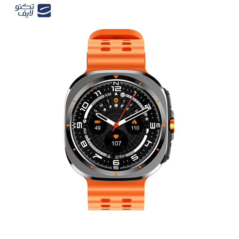 ساعت هوشمند هیسکا مدل GALACTIC با بند سیلیکونی