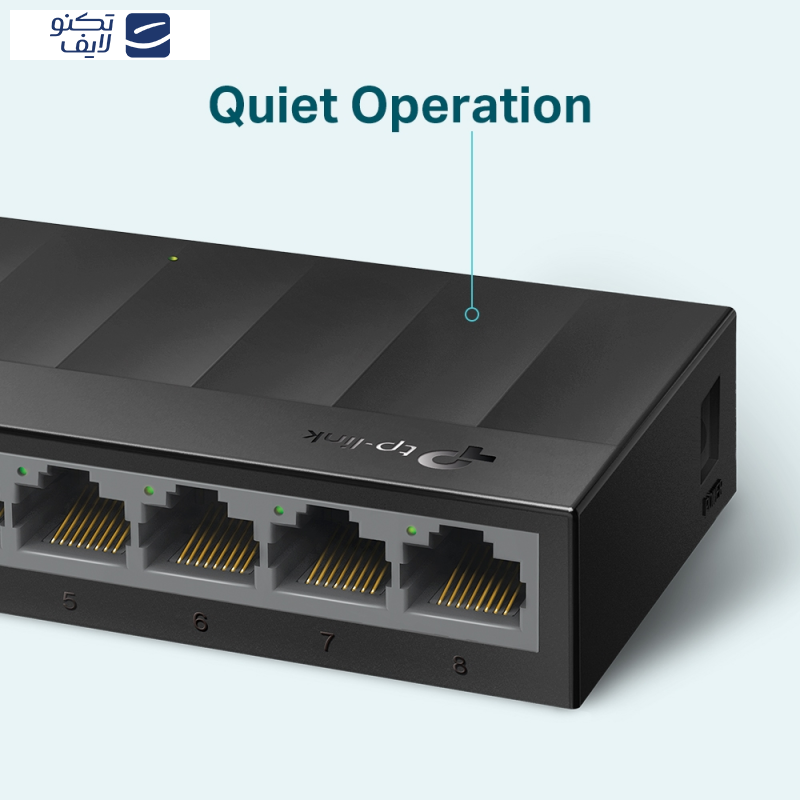 سوییچ 8 پورت گیگابیتی و دسکتاپ تی پی-لینک مدل LS1008G