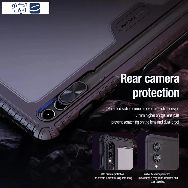 کیف کلاسوری نیلکین مدل Bumper Pro Multi-angle folding style مناسب برای تبلت سامسونگ Galaxy Tab S8 Ultra کیف کلاسوری نیلکین مدل Bumper Pro Multi-angle folding style مناسب برای تبلت سامسونگ Galaxy Tab S8 Ultra