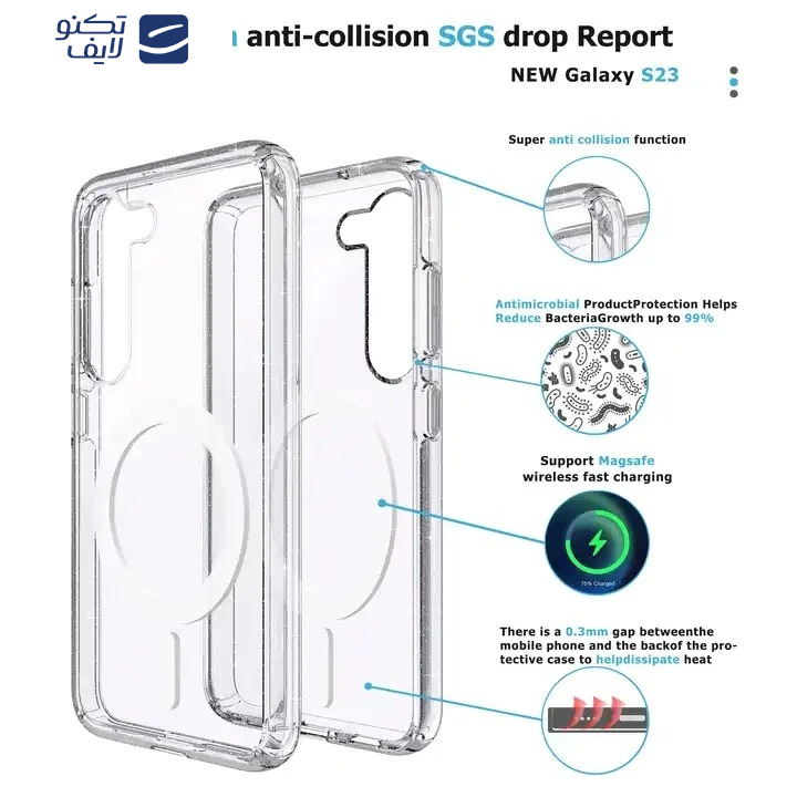 کاور اپیکوی مدل AntiShock-MagSafe مناسب برای گوشی موبایل سامسونگ Galaxy A26