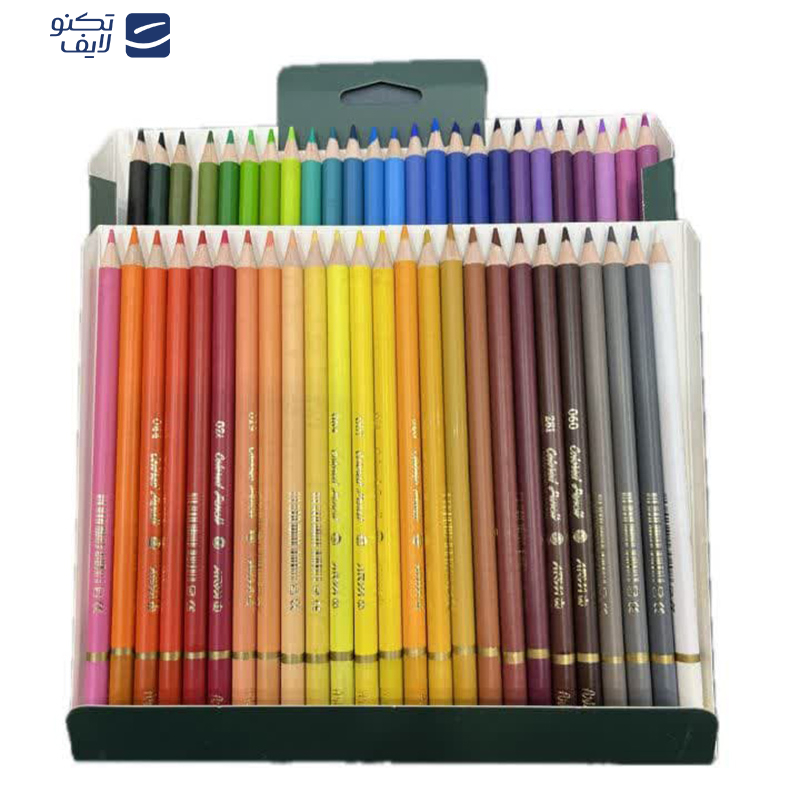 مداد رنگی 50 رنگ آریا مدل آرتیست طرح گل 