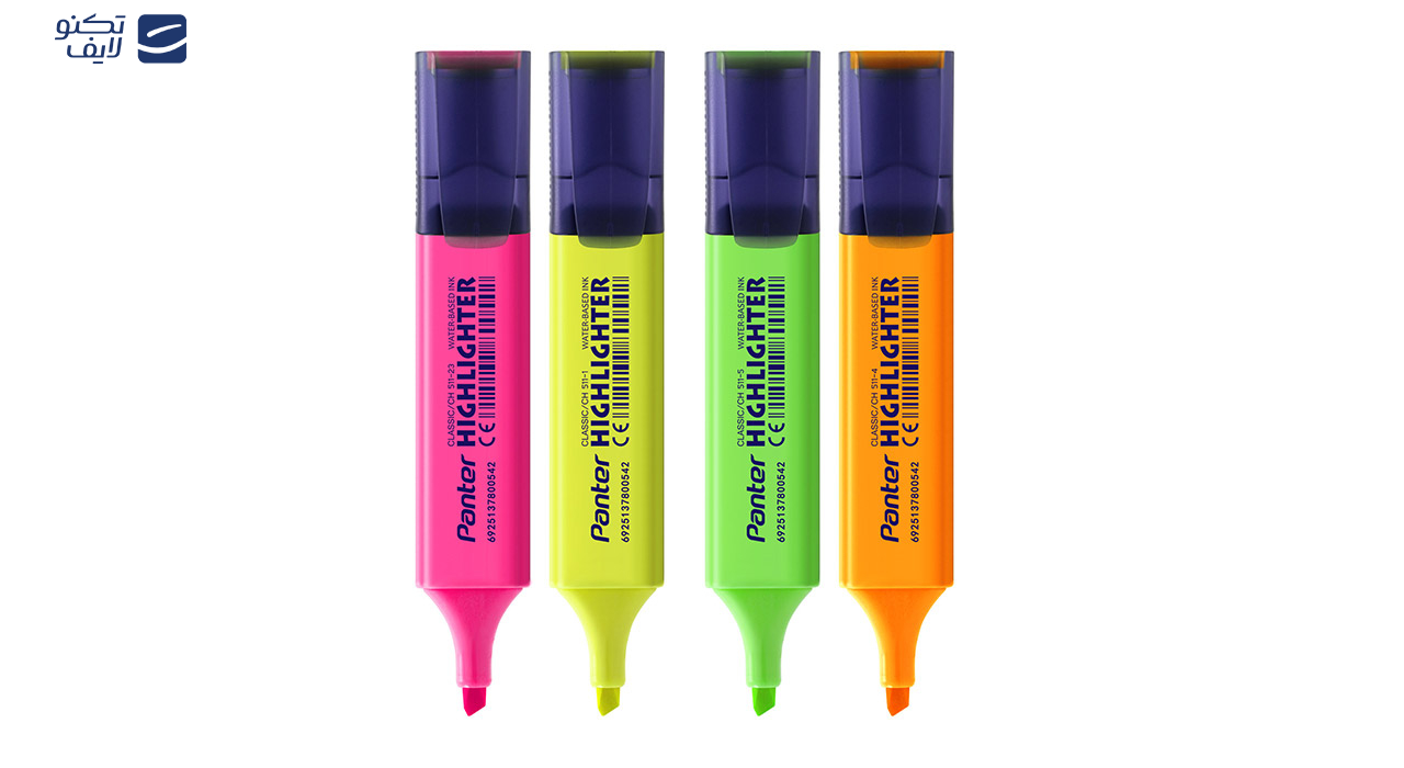 ماژیک علامت گذار پنتر مدل 6267 بسته 4 عددی سایز R1