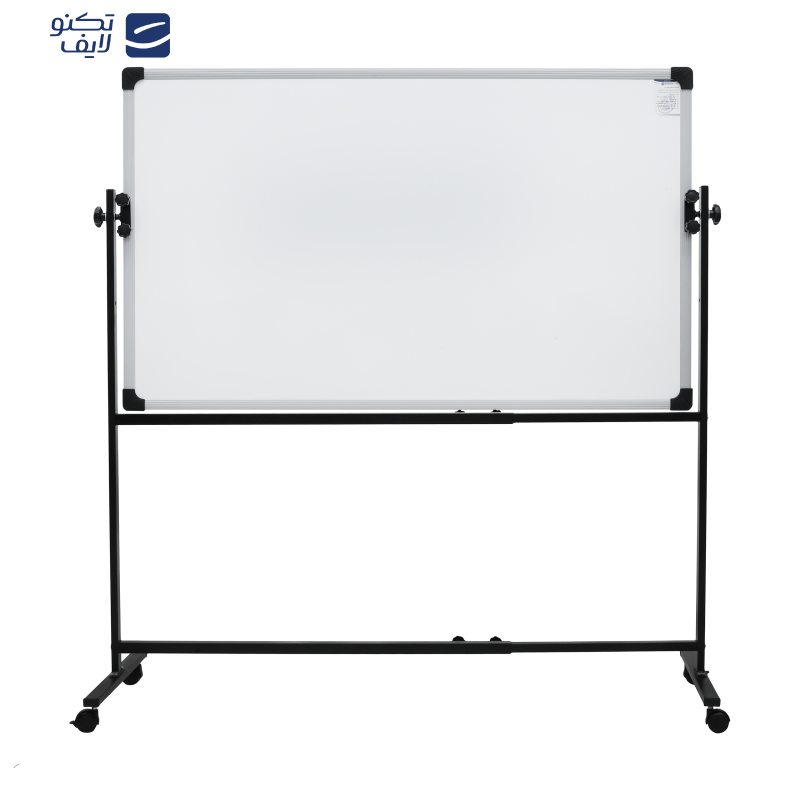 تخته وایت برد آسا برد مدل دورو سایز 90x120 سانتی متر به همراه پایه نگهدارنده