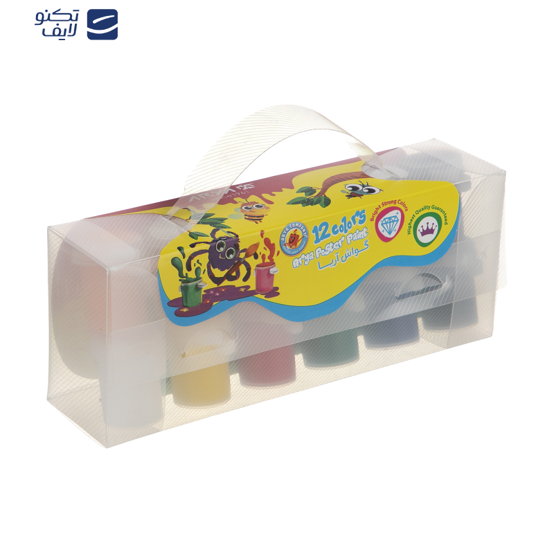 گواش 12 رنگ آریا کد 4016