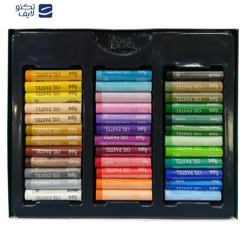 پاستل روغنی 36 رنگ آریا مدل Permium-01 کد 72072