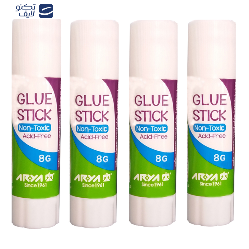 چسب ماتیکی آریا کد 8004 بسته 4 عددی چسب ماتیکی آریا کد 8004 بسته 4 عددی