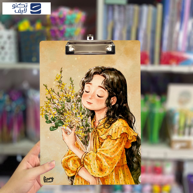   تخته شاسی مستر راد مدل دختر جنگل کد fiory 2396 سایز A4