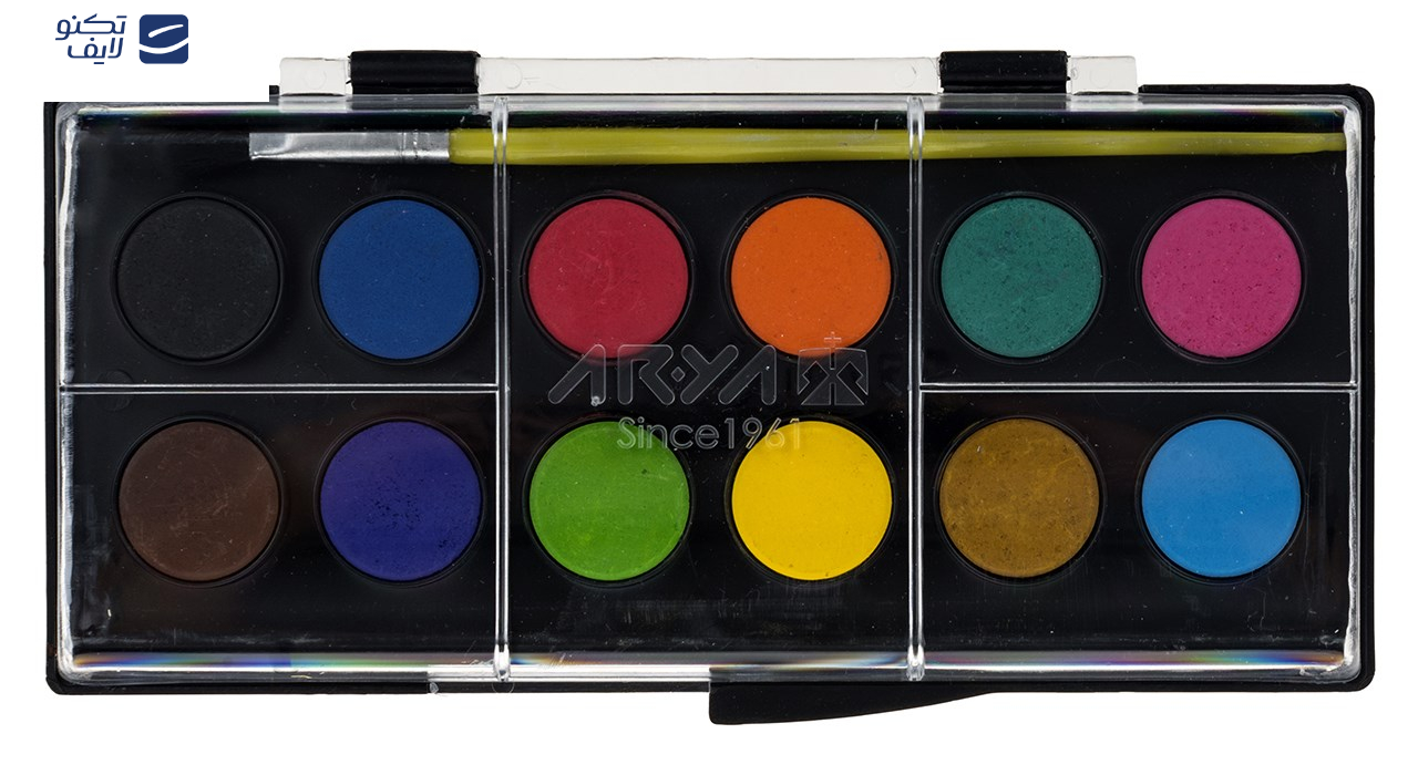 آبرنگ 12 رنگ آریا کد 3-5008