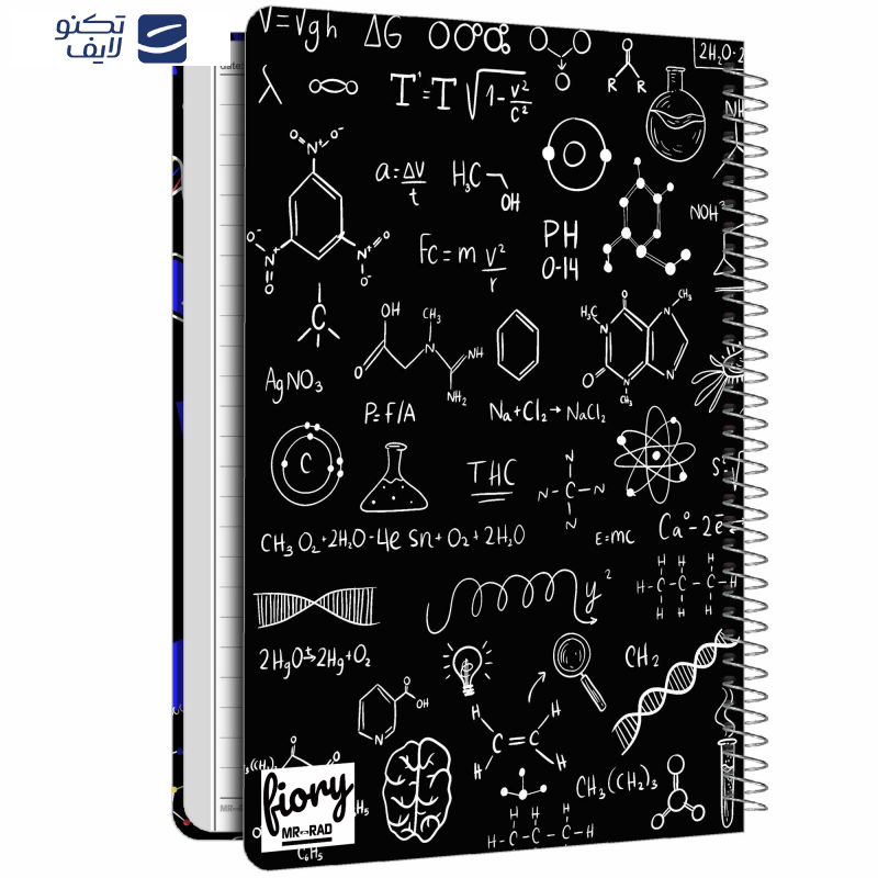 دفتر مشق 50 برگ مستر راد مدل دفتر شیمی کد 1716