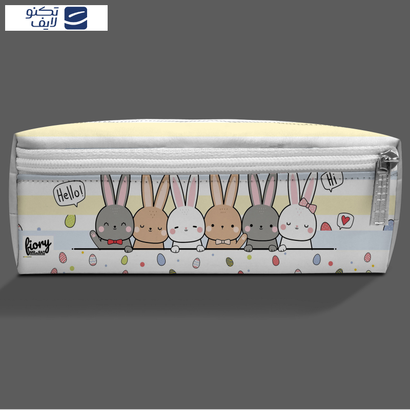 جامدادی مستر راد مدل سه زیپ طرح خرگوش آنجل کد 2484