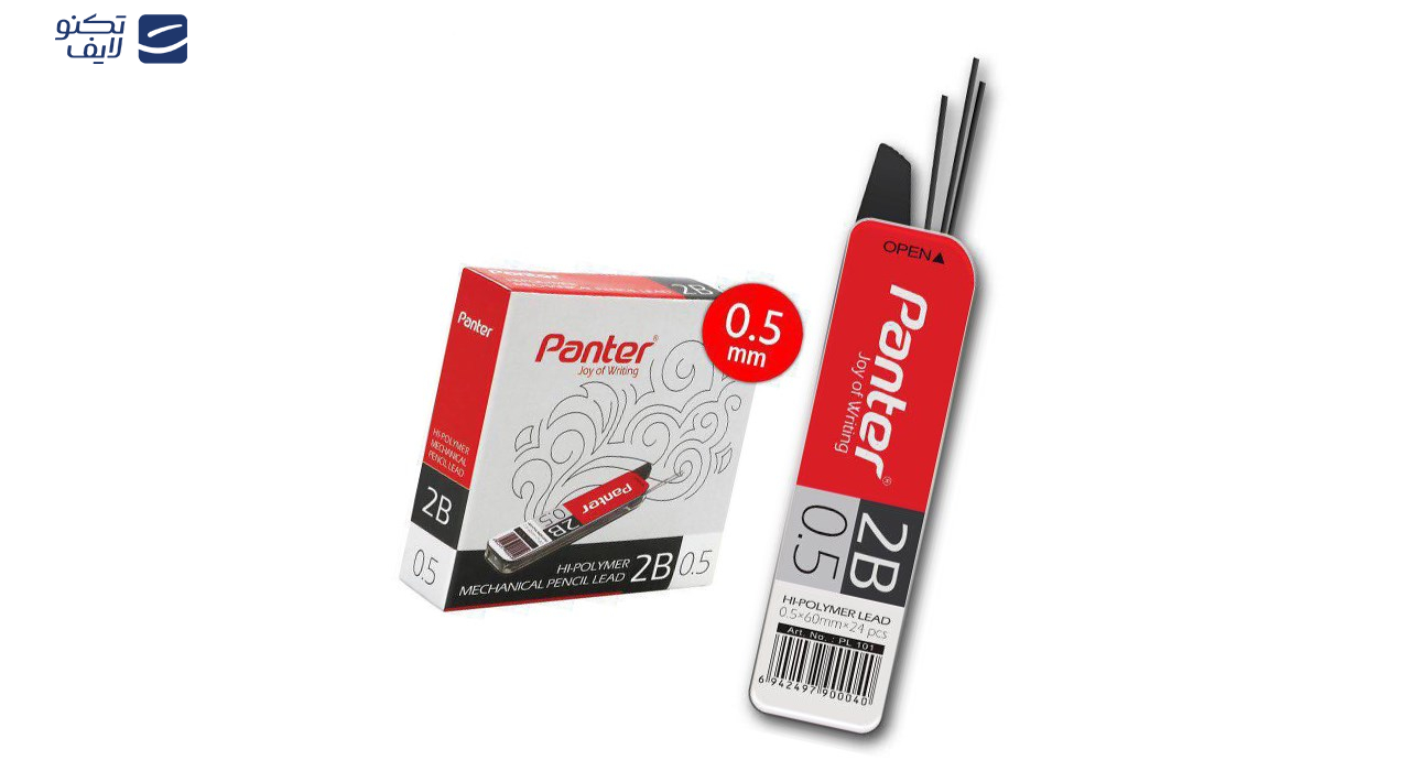 نوک مداد نوکی 0.5 میلی متری پنتر مدل پلیمری بسته 12 عددی