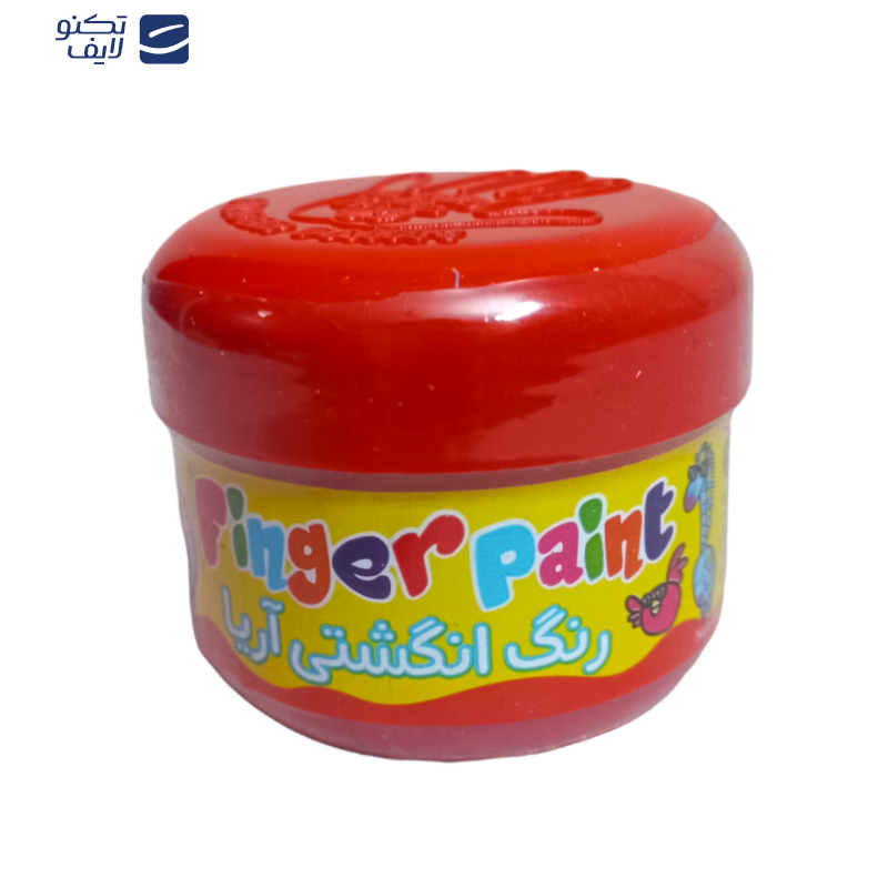 رنگ انگشتی 3 رنگ آریا مدل 02 به همراه پاستل روغنی