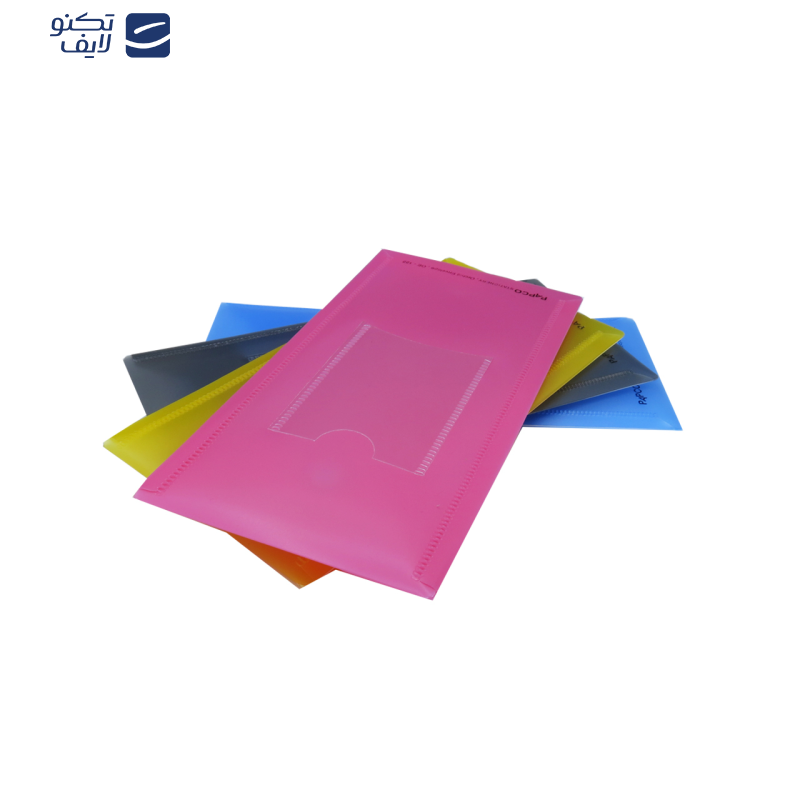 پوشه دکمه دار پاپکو مدل ارکید کد OE-122