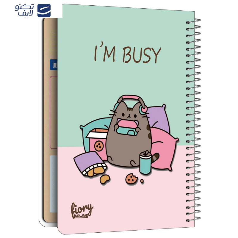 دفتر برنامه ریزی مستر راد طرح کرافت مدل گربه کیوت فانتزی کد fiory 1930