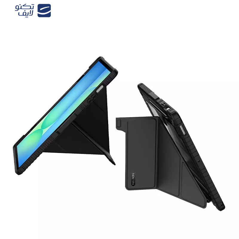 کیف کلاسوری نیلکین مدل Bumper Pro Multi-angle folding style مناسب برای تبلت سامسونگ Galaxy Tab S10 FE Plus
