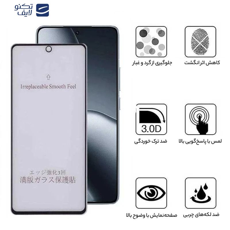 محافظ صفحه نمایش مات بوف مدل  5D-Matte-Guarantee مناسب برای گوشی موبایل شیائومی Poco F7 Ultra / Poco F7 Pro / Xiaomi 15s Pro