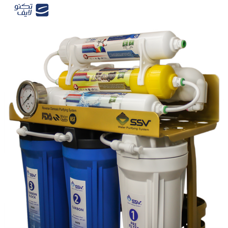 دستگاه تصفیه کننده آب اس اس وی مدل GoldenBlue  X700 به همراه فیلتر تصفیه بسته 3 عددی