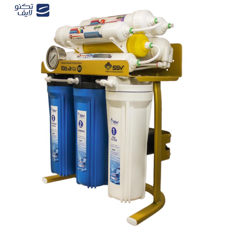 دستگاه تصفیه کننده آب اس اس وی مدل GoldenBlue  2W X1000به همراه شیر تصفیه آب