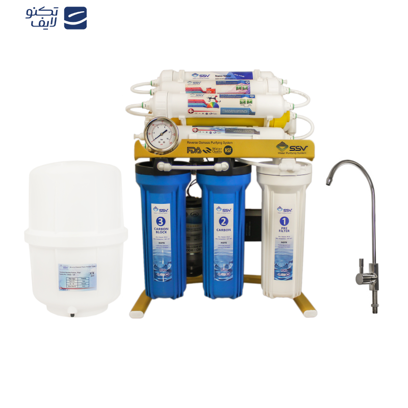دستگاه تصفیه کننده آب اس اس وی مدل GoldenBlue x1050
