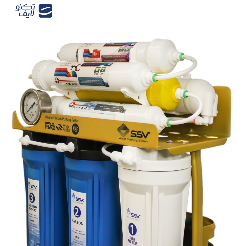 دستگاه تصفیه کننده آب اس اس وی مدل GoldenBlue x800 