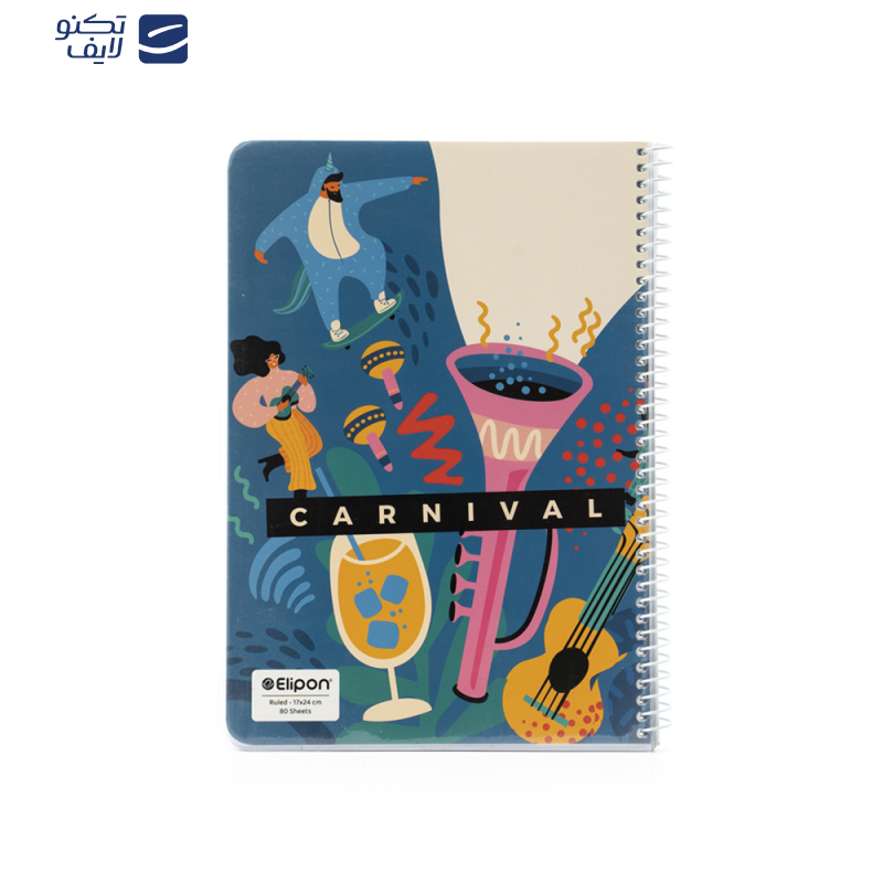 دفتر مشق 80 برگ الیپون کد 2362366