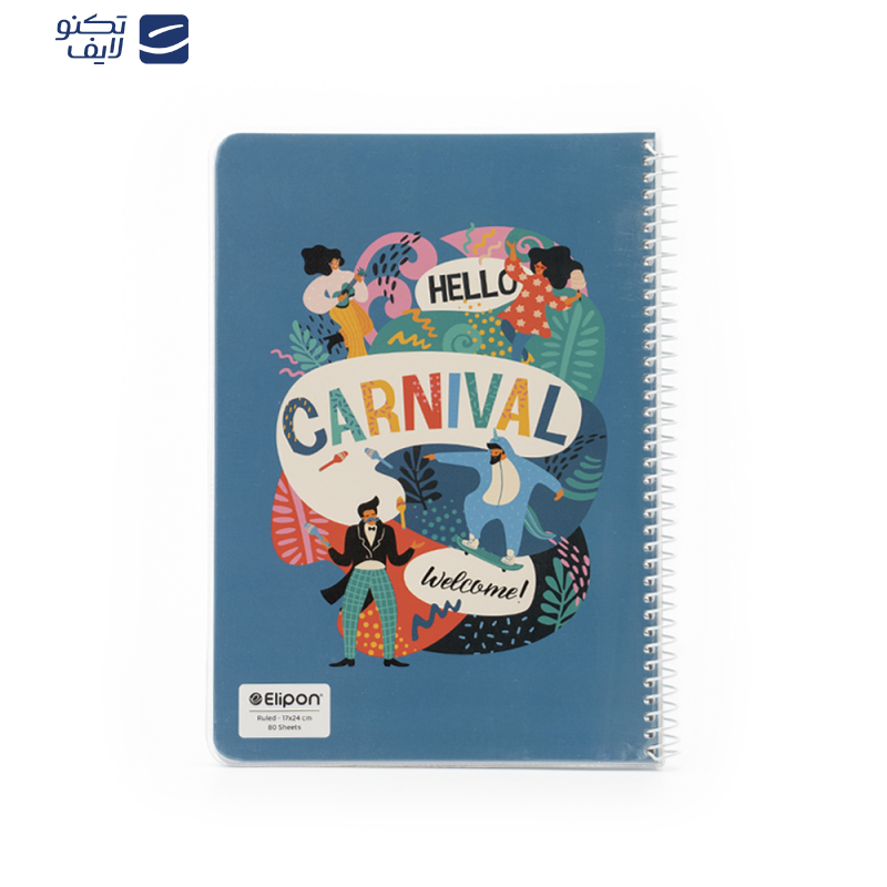 دفتر مشق 80 برگ الیپون کد 2362365
