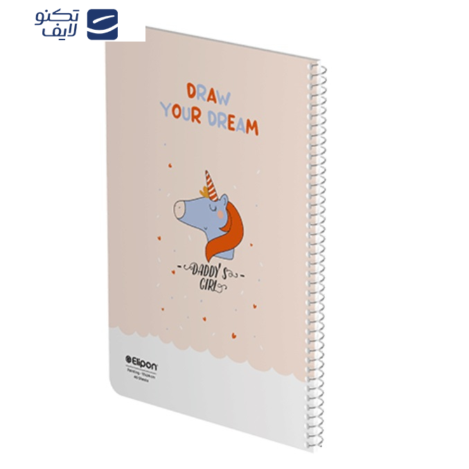 دفتر نقاشی 40 برگ الیپون کد 2891676