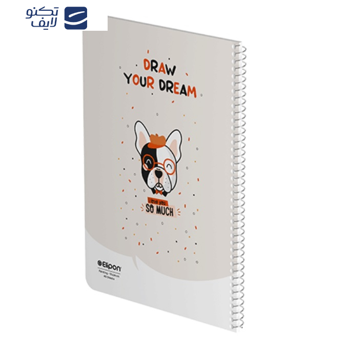 دفتر نقاشی 40 برگ الیپون کد 2891667