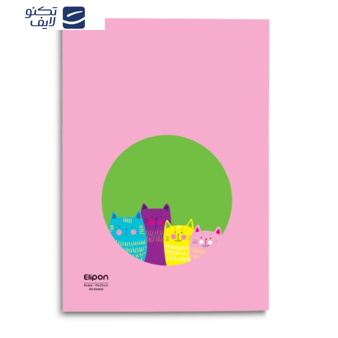 دفتر مشق 40 برگ الیپون کد 2101589