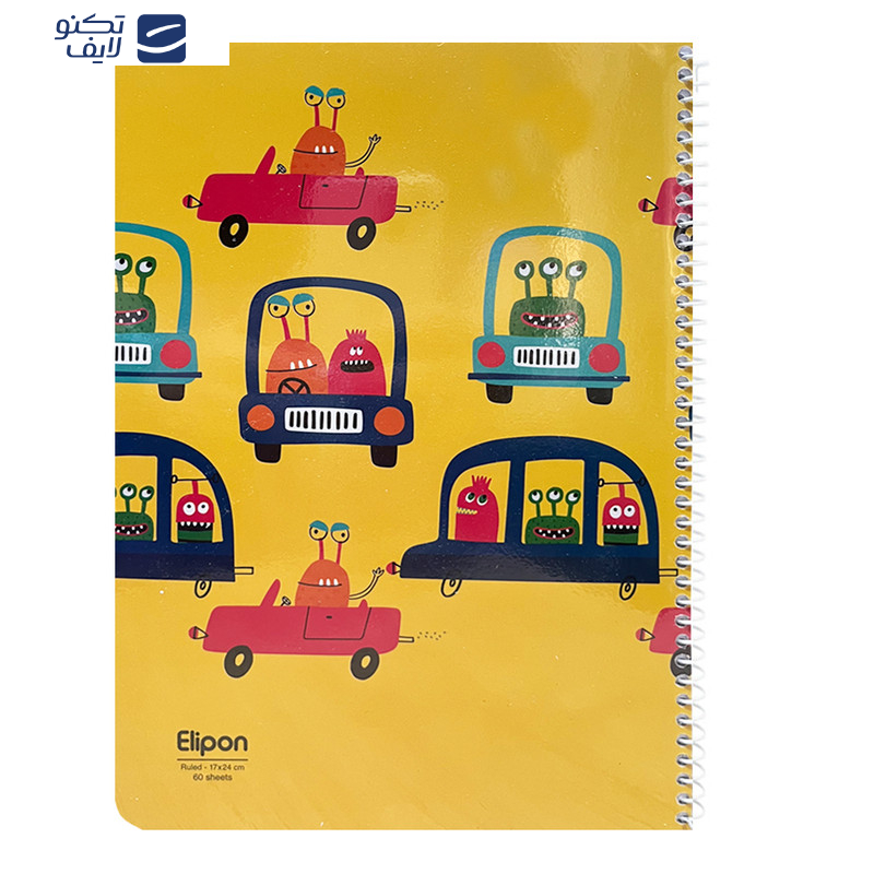 دفتر مشق 60 برگ الیپون مدل 2271207 کد 154202