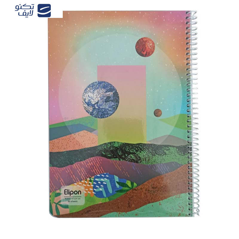 دفتر مشق 80 برگ الیپون کد 2342226 کد 155163