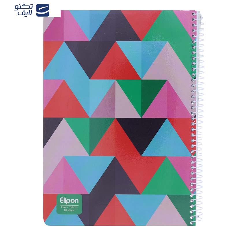 دفتر مشق 80 برگ الیپون مدل 2342134 کد 155163