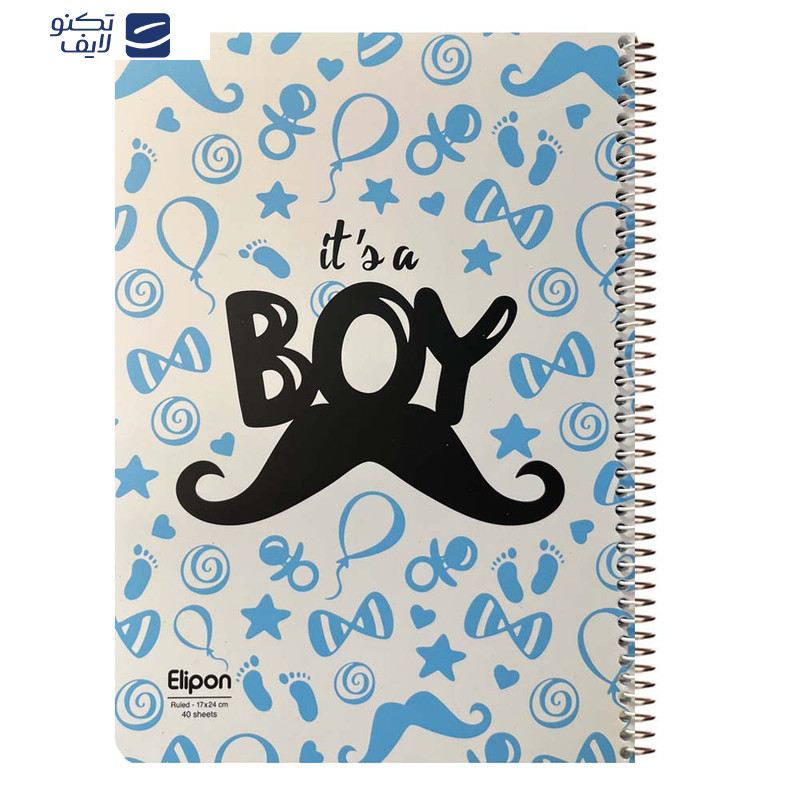 دفتر مشق 40 برگ الیپون کد 2141224 