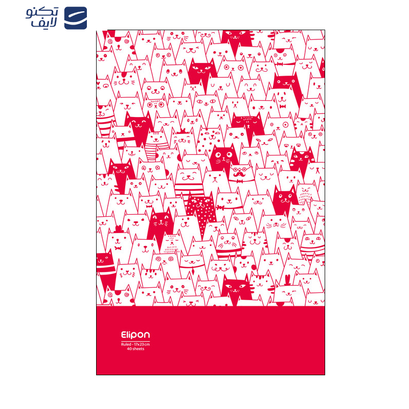 دفتر مشق 40 برگ الیپون کد 2101588 دفتر مشق 40 برگ الیپون کد 2101588