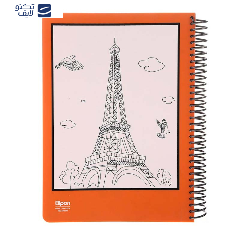 دفتر مشق 100 برگ الیپون مدل 8131620 کد 154213 دفتر مشق 100 برگ الیپون مدل 8131620 کد 154213