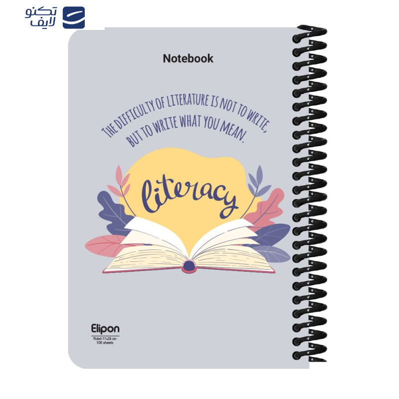 دفتر مشق 100 برگ الیپون کد 2431606
