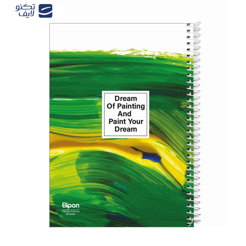 دفتر نقاشی 60 برگ الیپون کد 2551305