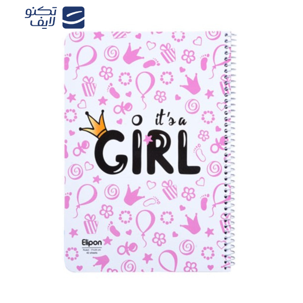 دفتر مشق 40 برگ الیپون کد 2141231